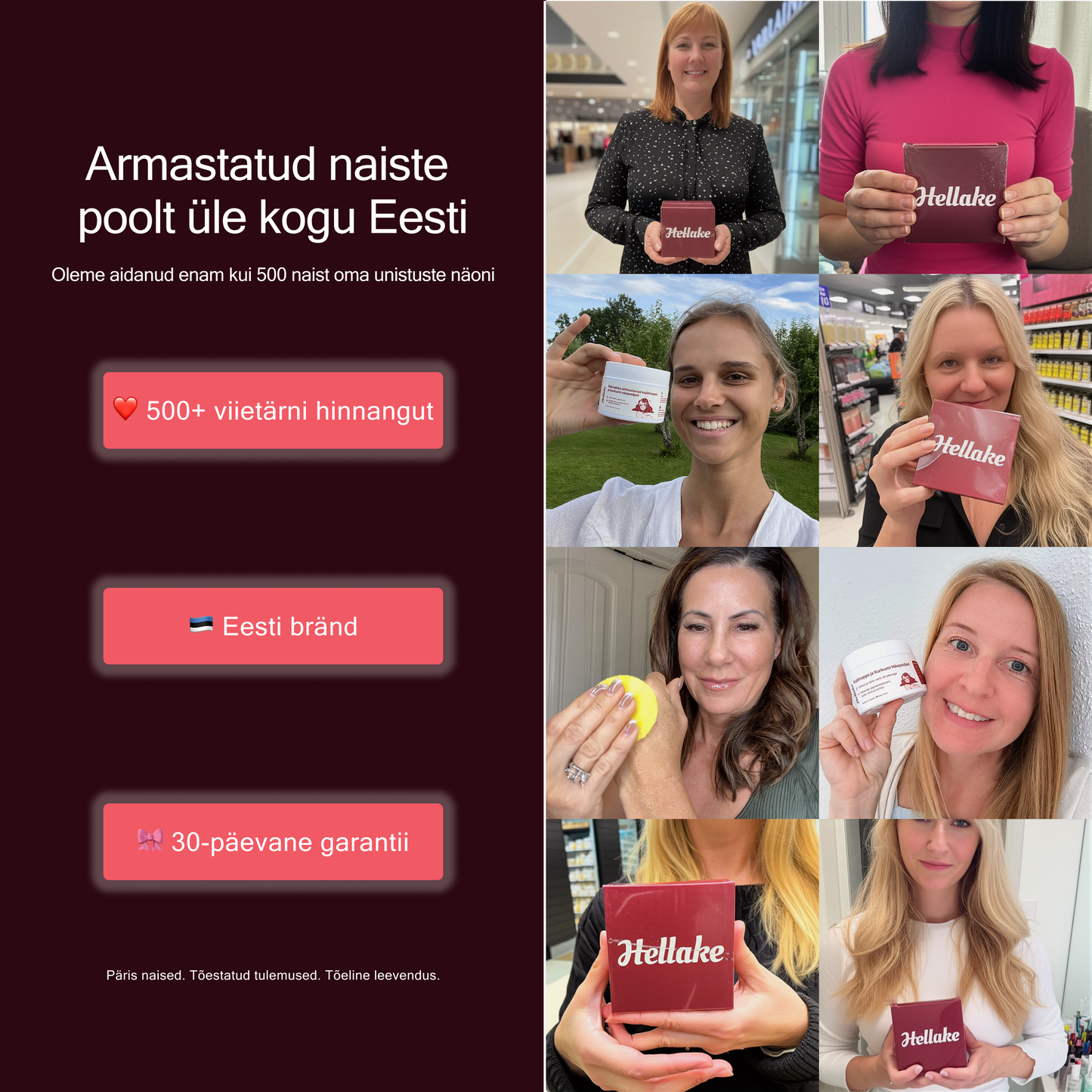 Kojikhappe ja kurkumi näopadjad